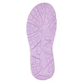 Purple - Close up - Mountain Warehouse Childrens-Kids Tonal Stripe 3 Touch Fastening Strap Sandals