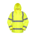 Yellow - Front - Mountain Warehouse Mens Waterproof Hi-Vis Jacket