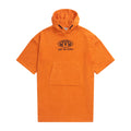 Orange - Front - Animal Childrens-Kids Gill Towelling Organic Poncho