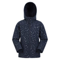 Iridescent - Front - Mountain Warehouse Childrens-Kids Exodus II Star Water Resistant Soft Shell Jacket