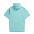 Turquoise - Back - Animal Childrens-Kids Gill Towelling Organic Hooded Towel