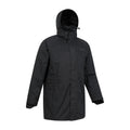Black - Lifestyle - Mountain Warehouse Mens Westport Long Waterproof Jacket