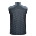 Grey - Back - Mountain Warehouse Mens Ultra Siurana Softshell Hybrid Gilet