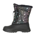 Jet Black - Side - Mountain Warehouse Childrens-Kids Whistler Adaptive Stars Snow Boots