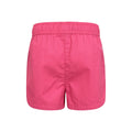 Bubblegum Pink - Back - Mountain Warehouse Girls Waterfall Organic Shorts