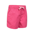 Bubblegum Pink - Lifestyle - Mountain Warehouse Girls Waterfall Organic Shorts