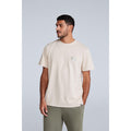 Off White - Front - Animal Mens Chase Graphic Print Organic T-Shirt