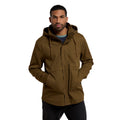 Brown - Side - Animal Mens Padstow Organic Cotton Jacket