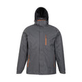 Dark Grey - Pack Shot - Mountain Warehouse Mens Bracken Extreme 3 in 1 Waterproof Jacket