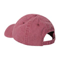 Burgundy - Back - Animal Womens-Ladies Emily Logo Organic Baseball Cap