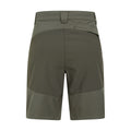 Green - Back - Mountain Warehouse Mens Jungle Trekking Shorts