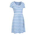 Bright Blue - Lifestyle - Mountain Warehouse Womens-Ladies Contrast Striped Skater Dress