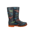 Bright Blue - Lifestyle - Mountain Warehouse Childrens-Kids Splash Dinosaur Light Up Wellington Boots