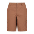 Tan - Front - Mountain Warehouse Mens Trek Shorts