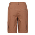 Tan - Back - Mountain Warehouse Mens Trek Shorts