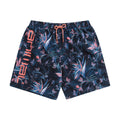 Pink - Front - Animal Mens Deep Dive Leaf Print Boardshorts