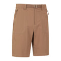 Dark Beige - Side - Mountain Warehouse Mens Grassland Belted Shorts