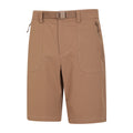 Dark Beige - Lifestyle - Mountain Warehouse Mens Grassland Belted Shorts