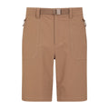 Dark Beige - Front - Mountain Warehouse Mens Grassland Belted Shorts