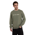 Green - Side - Animal Mens Driver Organic Sweatshirt