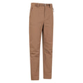 Beige - Side - Mountain Warehouse Mens Grassland Belted Trousers