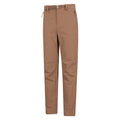 Beige - Lifestyle - Mountain Warehouse Mens Grassland Belted Trousers