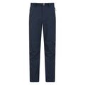 Navy - Front - Mountain Warehouse Mens Grassland Belted Trousers