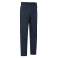 Navy - Side - Mountain Warehouse Mens Grassland Belted Trousers