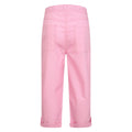 Pink - Back - Mountain Warehouse Childrens-Kids Shore Capri Trousers