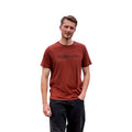 Rust - Side - Animal Mens Jacob Organic T-Shirt