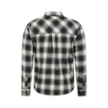 Dark Green - Back - Mountain Warehouse Mens Trace Flannel Long-Sleeved Shirt