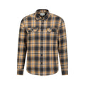 Light Blue - Pack Shot - Mountain Warehouse Mens Trace Flannel Long-Sleeved Shirt