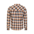 Mustard - Back - Mountain Warehouse Mens Trace Flannel Long-Sleeved Shirt