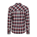 Burgundy - Back - Mountain Warehouse Mens Trace Flannel Long-Sleeved Shirt