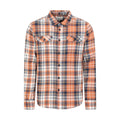 Orange - Front - Mountain Warehouse Mens Trace Flannel Long-Sleeved Shirt