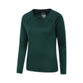 Dark Green - Side - Mountain Warehouse Womens-Ladies Endurance Long-Sleeved Top