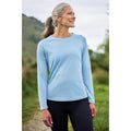 Pale Blue - Front - Mountain Warehouse Womens-Ladies Endurance Long-Sleeved Top