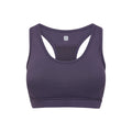 Dark Purple - Front - Mountain Warehouse Womens-Ladies Motion Mesh Sports Bra