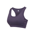 Dark Purple - Side - Mountain Warehouse Womens-Ladies Motion Mesh Sports Bra