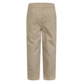 Beige - Back - Mountain Warehouse Childrens-Kids Cooper Herringbone Trousers