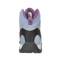 Lilac - Back - Mountain Warehouse Childrens-Kids Trail Suede Walking Boots