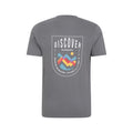 Dark Grey - Back - Mountain Warehouse Mens Discover Edinburgh Cotton T-Shirt