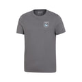 Dark Grey - Side - Mountain Warehouse Mens Discover Edinburgh Cotton T-Shirt