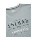 Pale Blue - Side - Animal Mens Jacob Graphic Print Organic T-Shirt