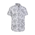 White - Side - Mountain Warehouse Mens Tropical Short-Sleeved T-Shirt