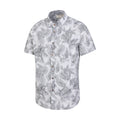 White - Lifestyle - Mountain Warehouse Mens Tropical Short-Sleeved T-Shirt