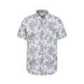 White - Front - Mountain Warehouse Mens Tropical Short-Sleeved T-Shirt