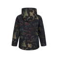 Black - Back - Mountain Warehouse Childrens-Kids Exodus II Printed Water Resistant Soft Shell Jacket