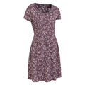 Burgundy - Lifestyle - Mountain Warehouse Womens-Ladies Essentials Lora Seashells Skater Dress