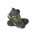 Dark Green - Front - Mountain Warehouse Mens Aspect Extreme Wolverine Suede IsoGrip Walking Boots